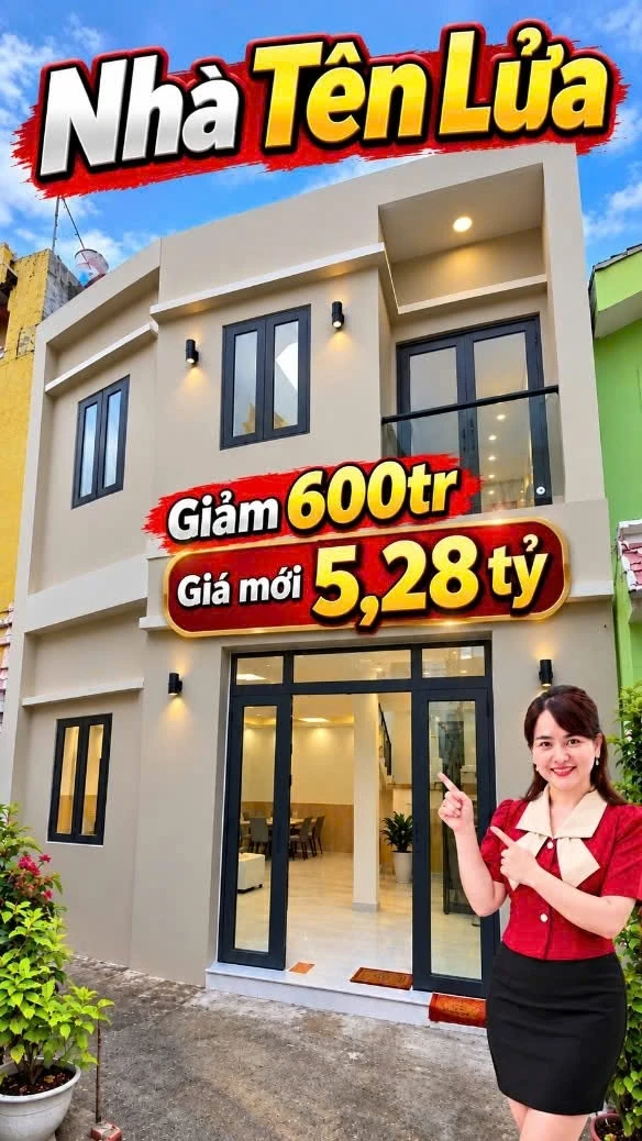 Bán nhà mặt tiền Tên Lửa, Bình Tân, 6x8.5m, 5.28 tỷ - Ảnh 1