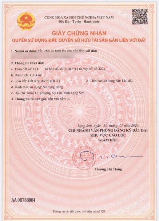 Bán đất tại Trần Đăng Ninh, 115 triệu/m2, 111.4 m2, giá tốt uy tín