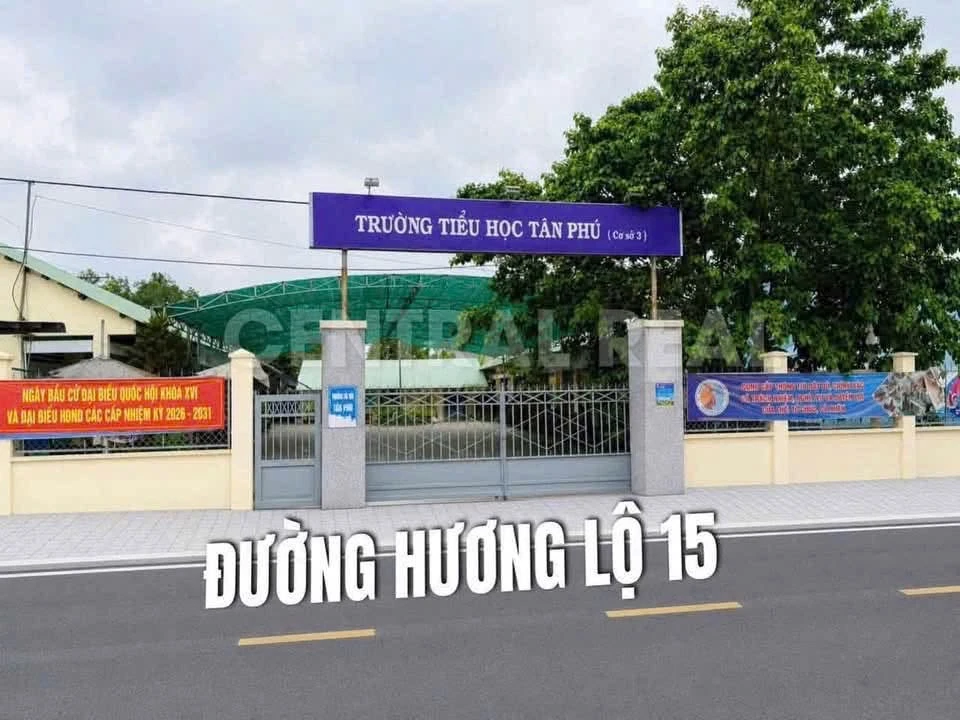 Bán 3 lô đất mặt tiền kinh doanh 125-145m2 đường HL 15 giáp Tân Uyên, Bình Dương - Ảnh 1