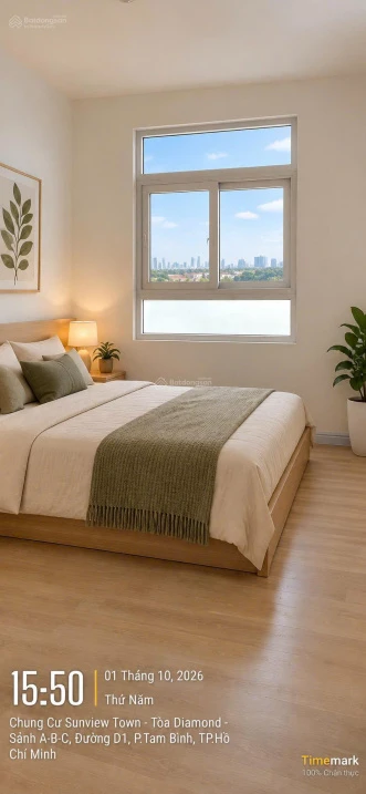 Bán gấp rẻ căn hộ Sunview Town Hiệp Bình Thủ Đức 2PN 2WC 63m² sổ hồng sẵn cách QL13 mở rộng 500 mét - Ảnh thu nhỏ 4