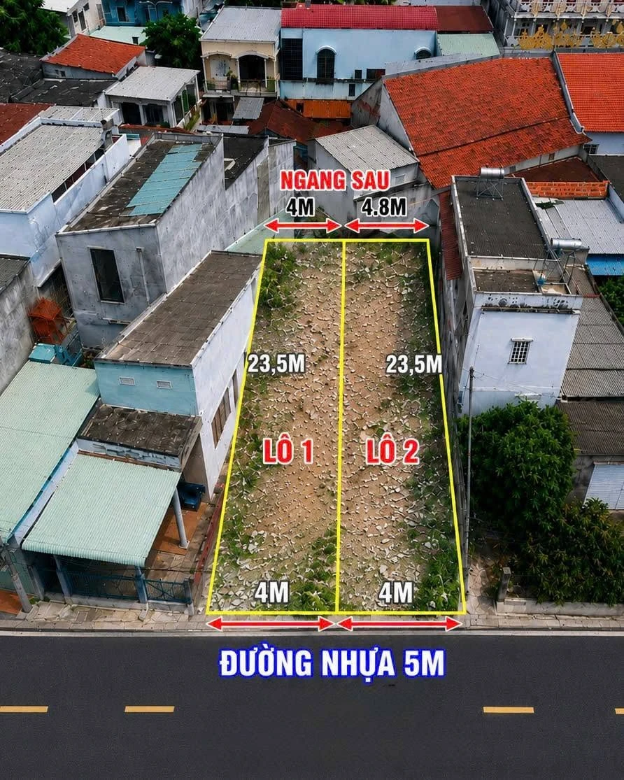 Bán đất thổ cư sổ hồng riêng 4x23,5m đường Lương Văn Nho, Phường Tân Phong - Ảnh thu nhỏ 2