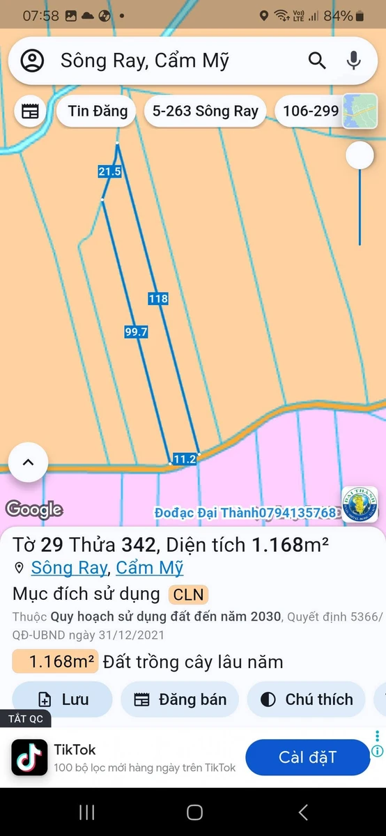 Bán đất nền mới tách thửa gần ngã tư Sông Ray, sổ riêng, giá 650-700 triệu/lô - Ảnh thu nhỏ 4