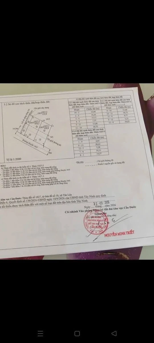 Bán đất thổ cư mặt tiền 450m² Cần Đước Long An - Ảnh thu nhỏ 5