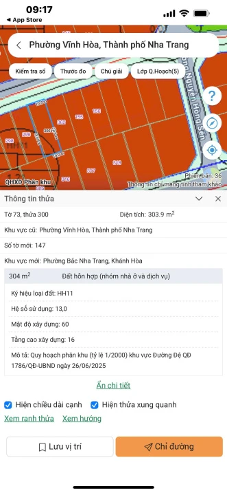 Bán đất bến du thuyền Nha Trang 303,9m2 - Giá 42,5 tr/m2. Đường Xuân Thuỷ, Vĩnh Hoà. Giá siêu rẻ - Ảnh thu nhỏ 4