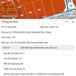 Bán đất bến du thuyền Nha Trang 303,9m2 - Giá 42,5 tr/m2. Đường Xuân Thuỷ, Vĩnh Hoà. Giá siêu rẻ - Ảnh thu nhỏ 4