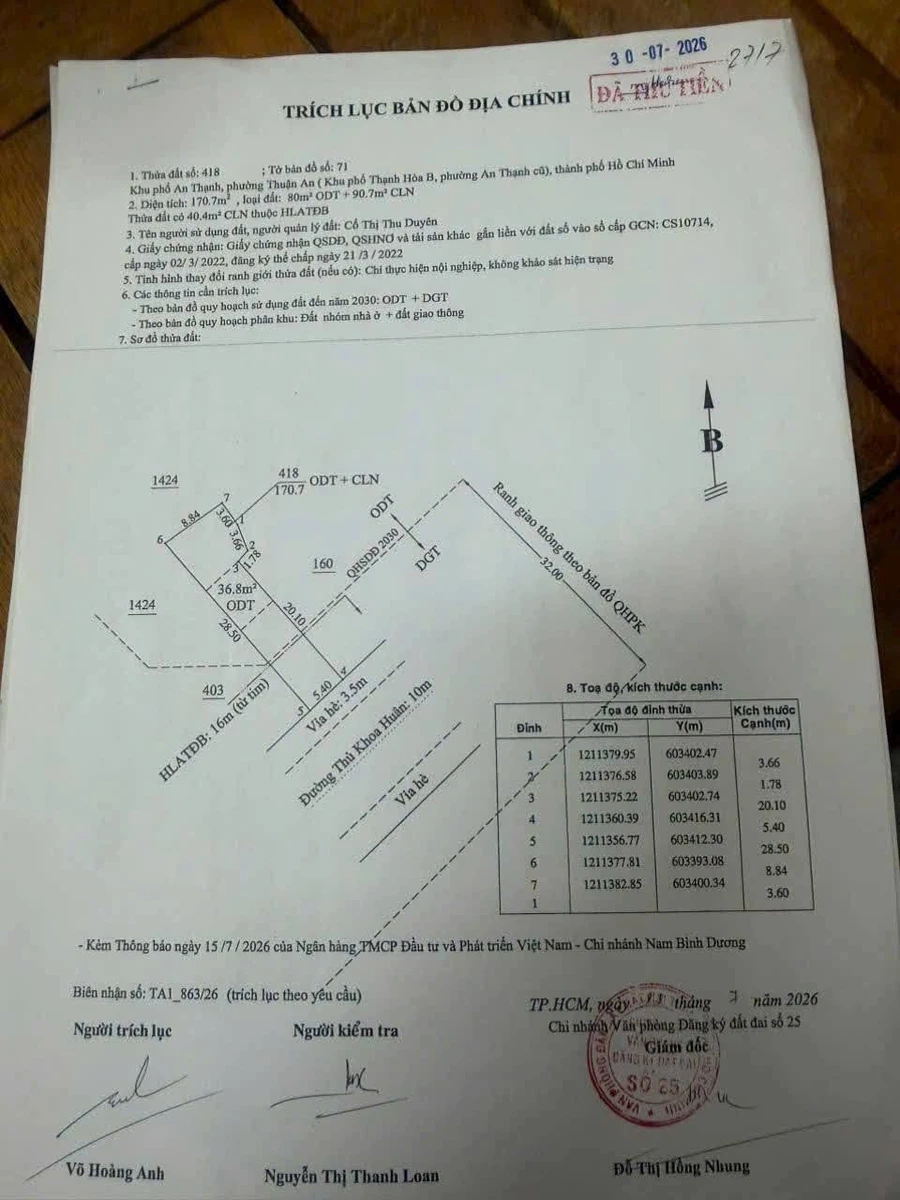 Bán nhà Thủ Khoa Huân An Thạnh 170.7m² kinh doanh - Ảnh thu nhỏ 3