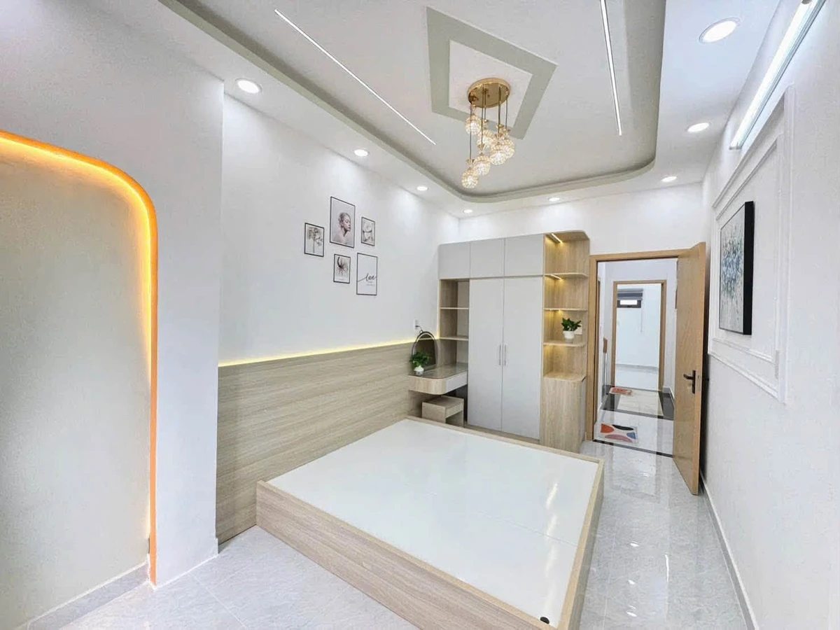 Bán nhà mới 3 tầng 42m2, 4 phòng, hẻm 4m gần đường Tên Lửa, Bình Tân - Ảnh thu nhỏ 5