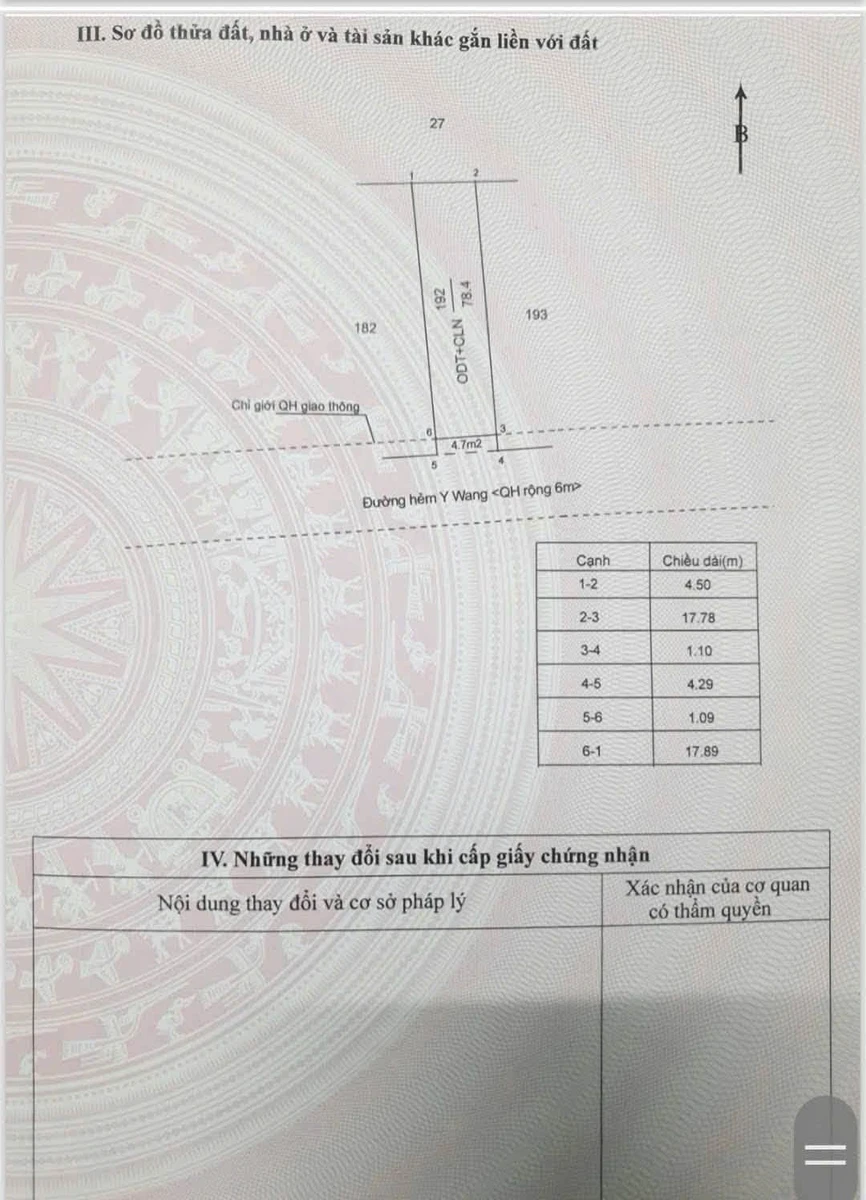 Bán đất hẻm Ywang Eakao 81.7m² 1,79 tỷ gần ĐHTN - Ảnh thu nhỏ 4