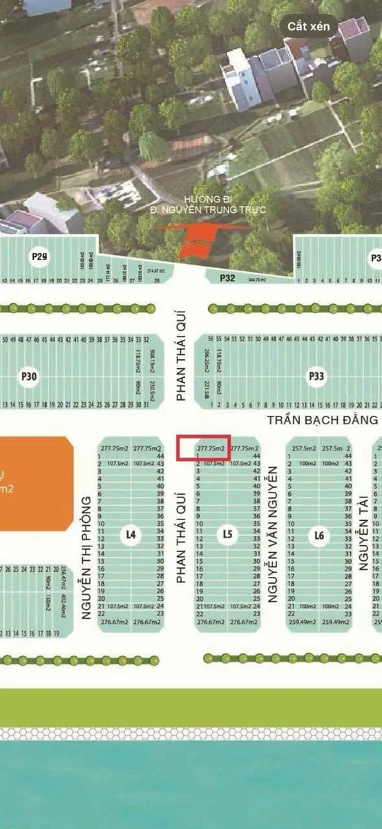 Bán đất góc 2 mặt tiền Phú Cường 277,75m² Rạch Giá - Ảnh thu nhỏ 5