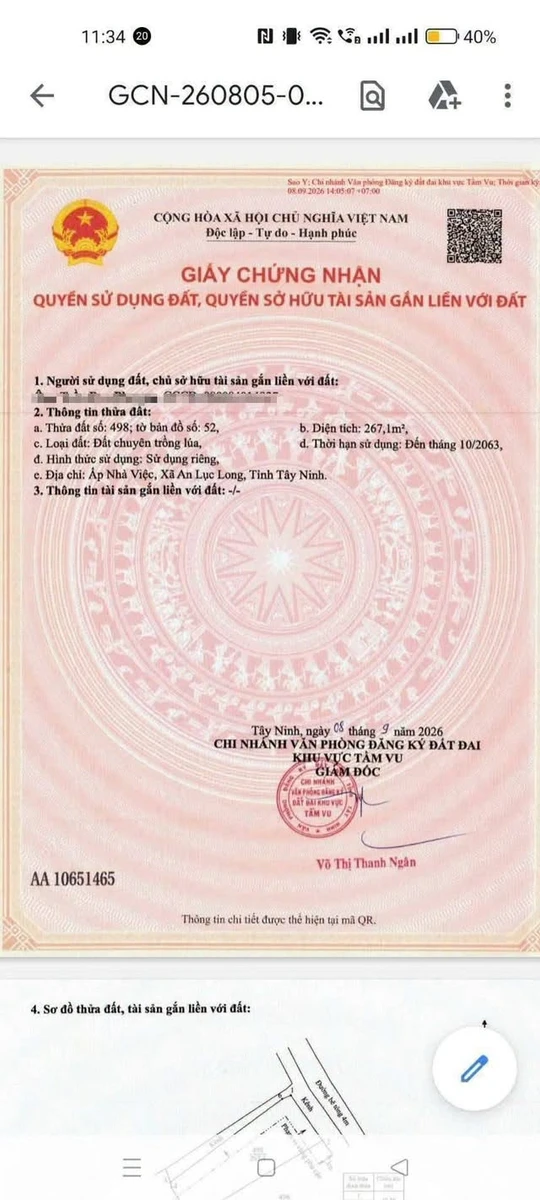 Bán đất 267m2 toàn quyền Hồ Chí Minh 2 tỷ - Ảnh thu nhỏ 3