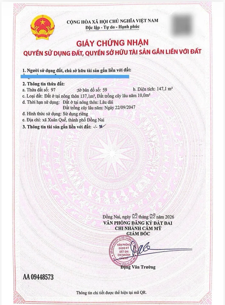 Đất nền liền kề KCN Dầu Giây 140m2 sổ riêng 550 triệu - Ảnh thu nhỏ 3