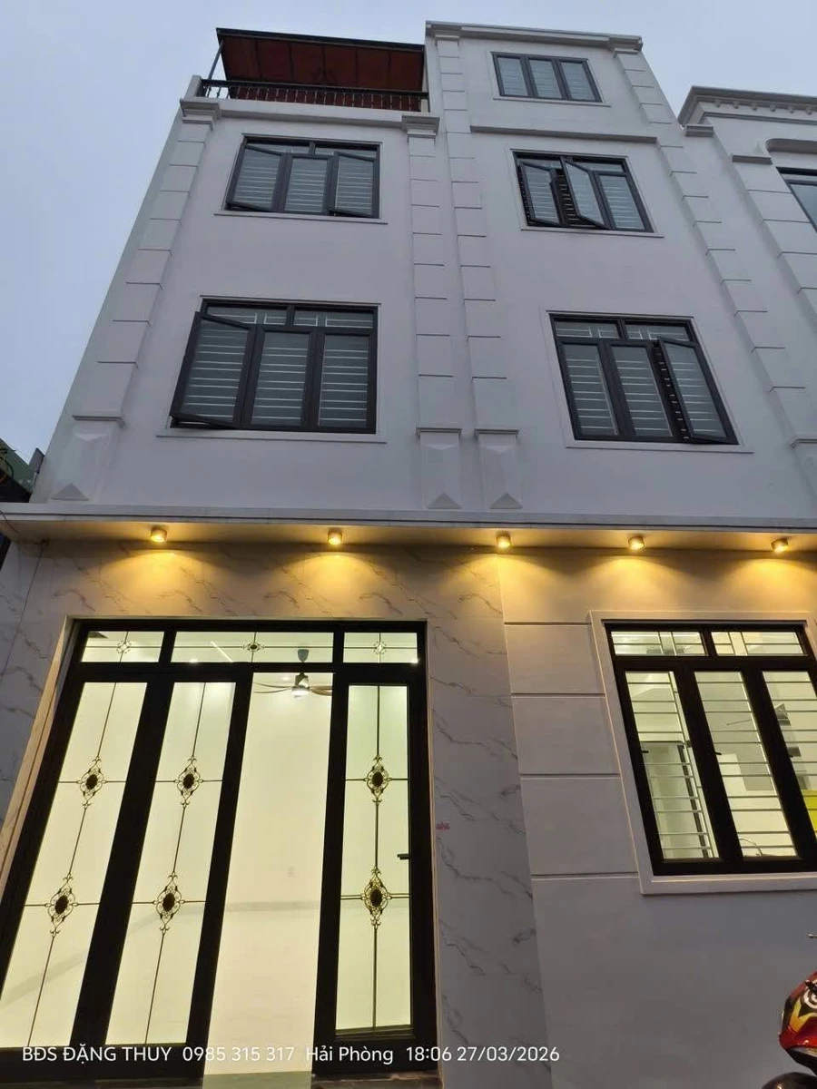Bán nhà 3,5 tầng 41m2 độc lập, ngõ ô tô, Đồng Hòa, Kiến An, Hải Phòng - Ảnh 1