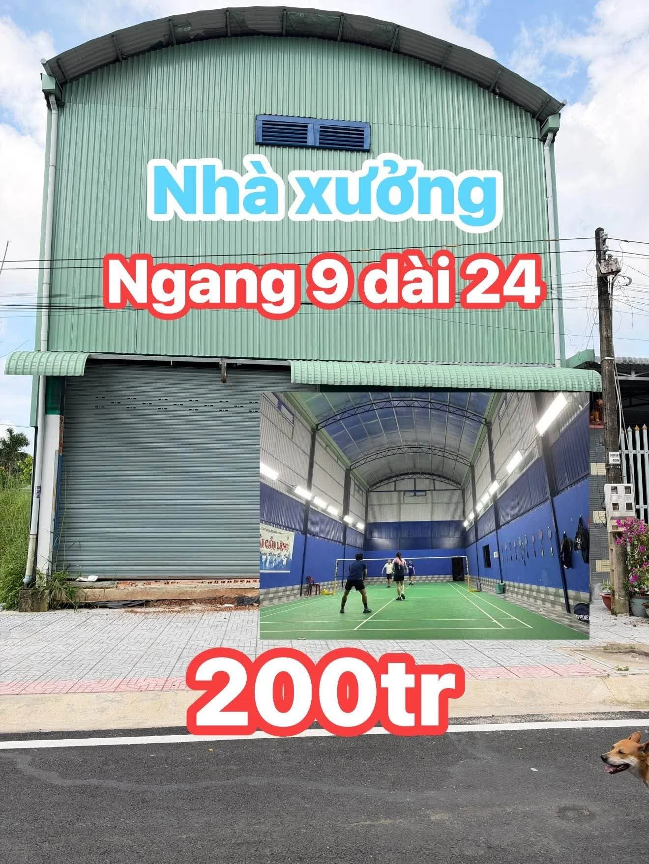 Bán nhà xưởng 216m2 mặt tiền Chơn Thành 200 triệu - Ảnh 1
