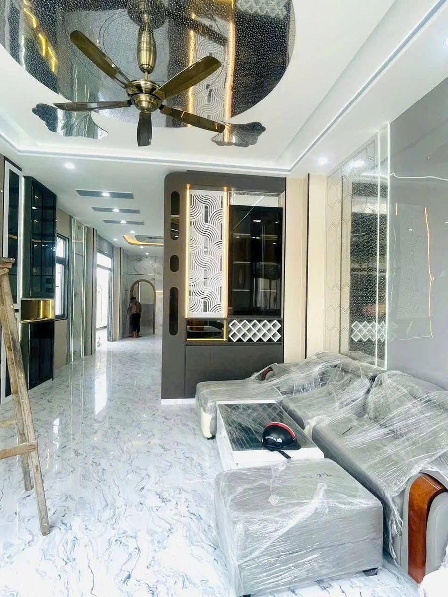 Bán villa 2 mặt tiền 134m2 KDC Đặng Huỳnh, Cần Giuộc, 4PN 5WC, sổ hồng riêng - Ảnh thu nhỏ 3