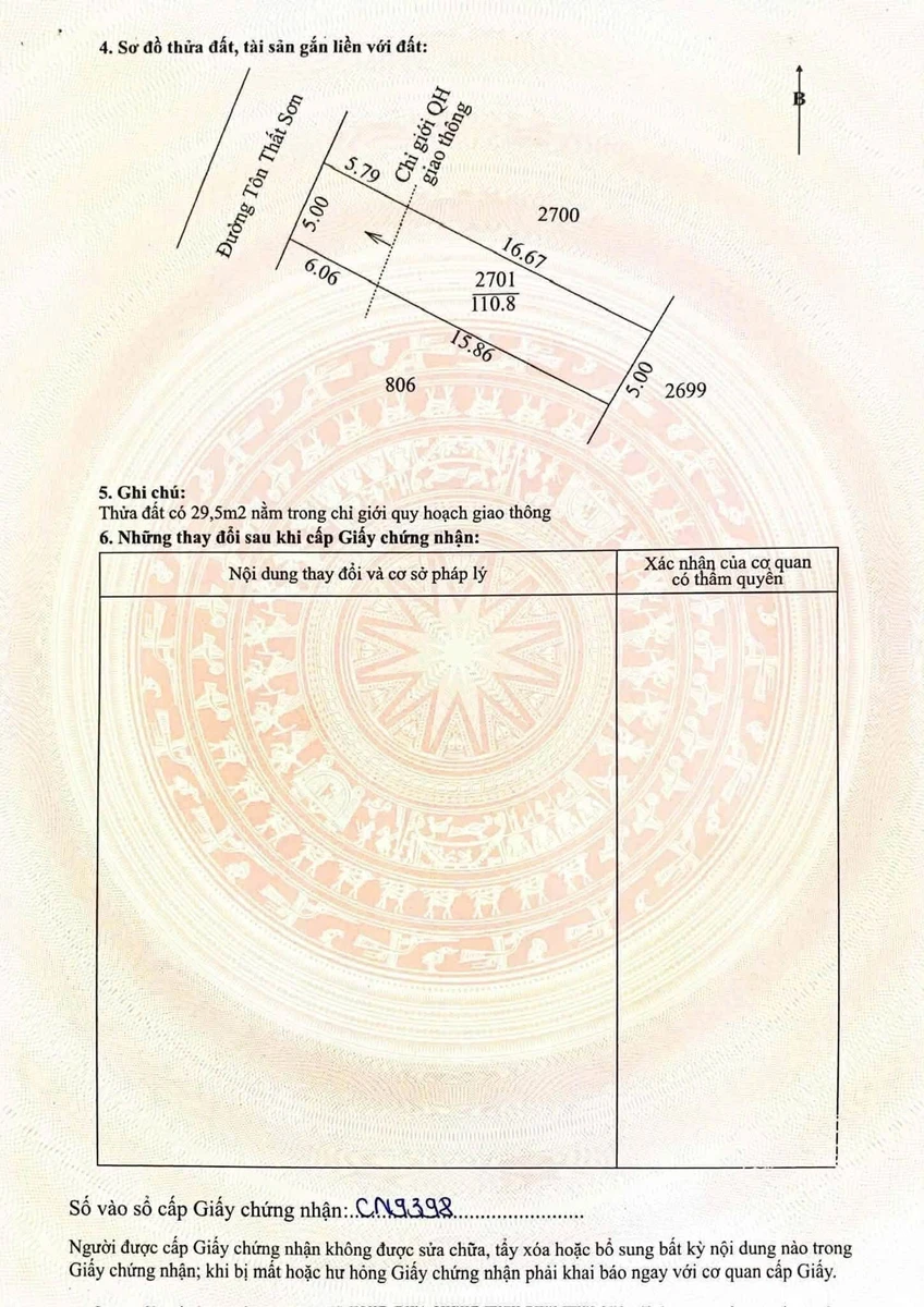 Bán 2 lô đất liền kề mặt tiền Tôn Thất Sơn Huế 110-113m² - Ảnh thu nhỏ 4