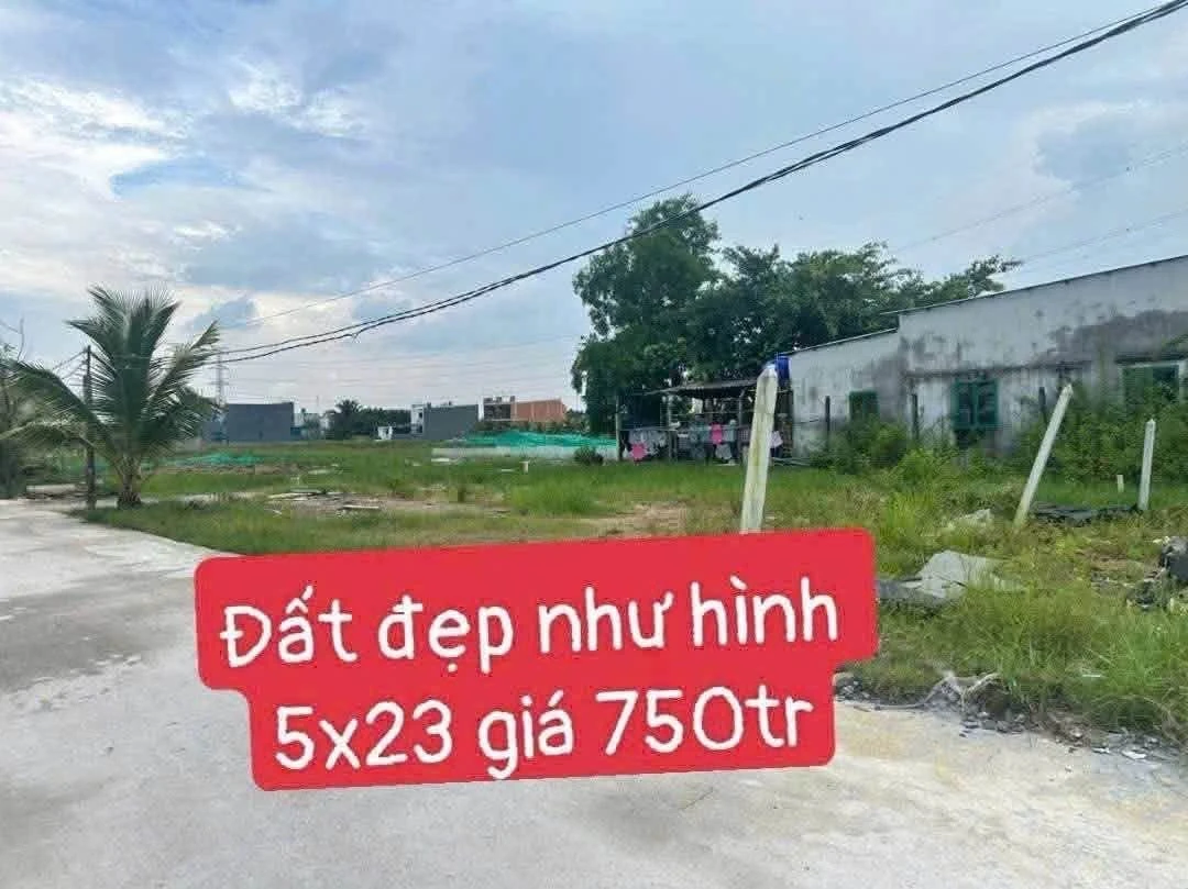 Bán 2 nền đất Xã Mỹ Hạnh 115m², 750 triệu - Ảnh 1