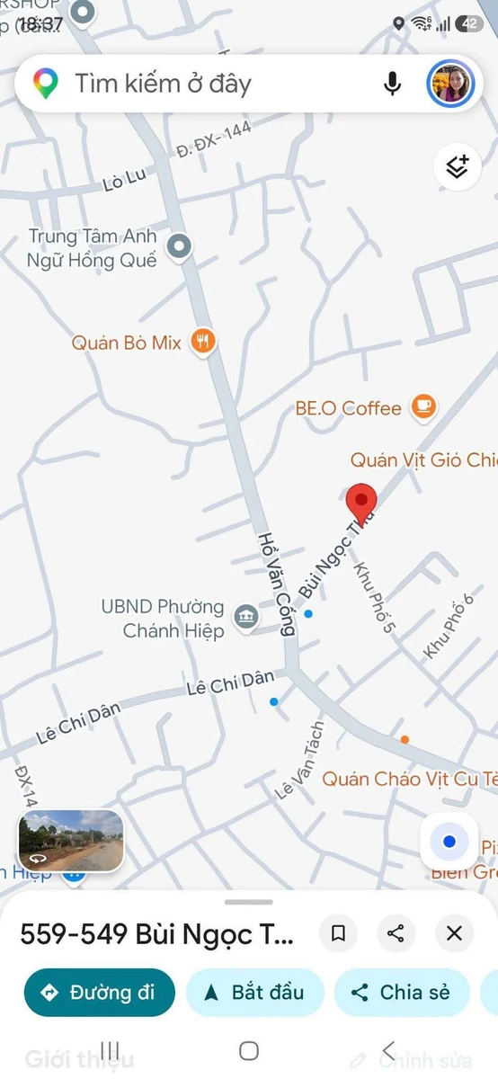 Bán đất mặt tiền Bùi Ngọc Thu, Tương Bình Hiệp 723m2, 10 tỷ - Ảnh thu nhỏ 5