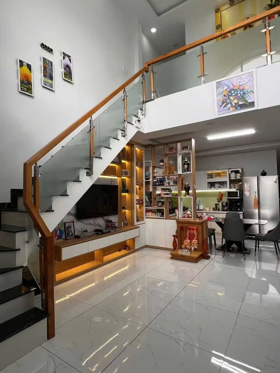 Bán nhà 1 trệt 1 lầu 143m2, 3PN, gần The Sol City, Long Thượng, Cần Giuộc, Long An - Ảnh thu nhỏ 4
