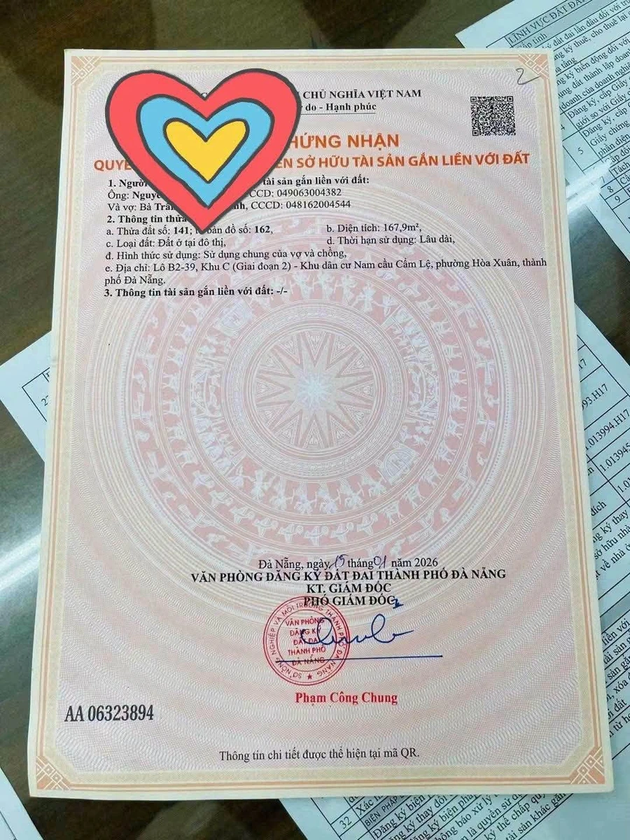 Bán đất góc Huỳnh Xuân Nhị - Hòa Xuân Đà Nẵng 168m2 - 8 tỷ 8 - Ảnh 1