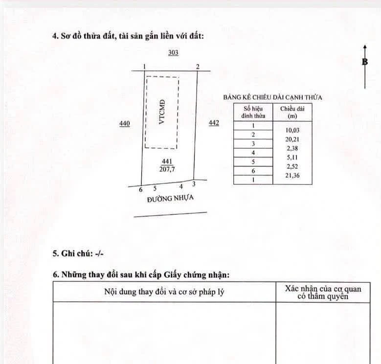 Bán lô đất mặt tiền 207m2 tại Đất Đỏ, 1 tỷ 139 triệu - Ảnh thu nhỏ 3