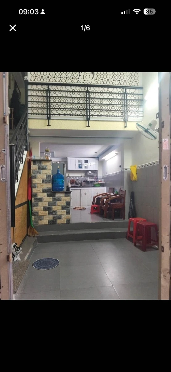 Bán nhà 2,5 tầng 54m2 hẻm Hoàng Văn Thụ, Quy Nhơn, 1,65 tỷ - Ảnh 1