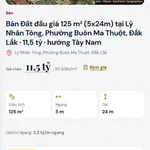 Bán đất 125 m² Lý Nhân Tông, Buôn Ma Thuột 11.5 tỷ - Ảnh thu nhỏ 2