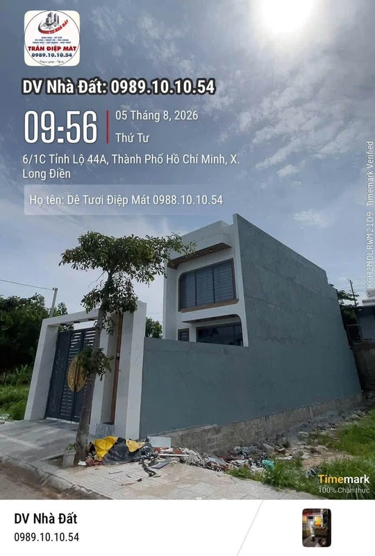 Bán nhà 1 trệt 1 lầu 100m² tại Long Điền 2,535 tỷ