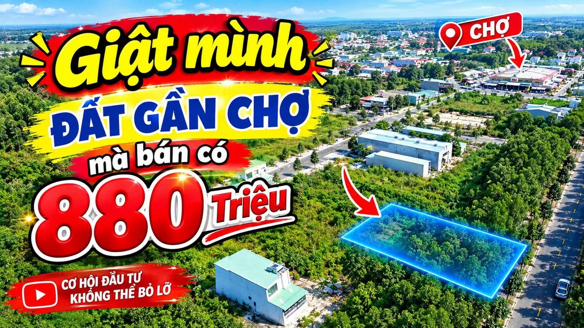 Bán đất nền 150m² gần chợ, trường học tại Becamex Chơn Thành 880 triệu - Ảnh 1