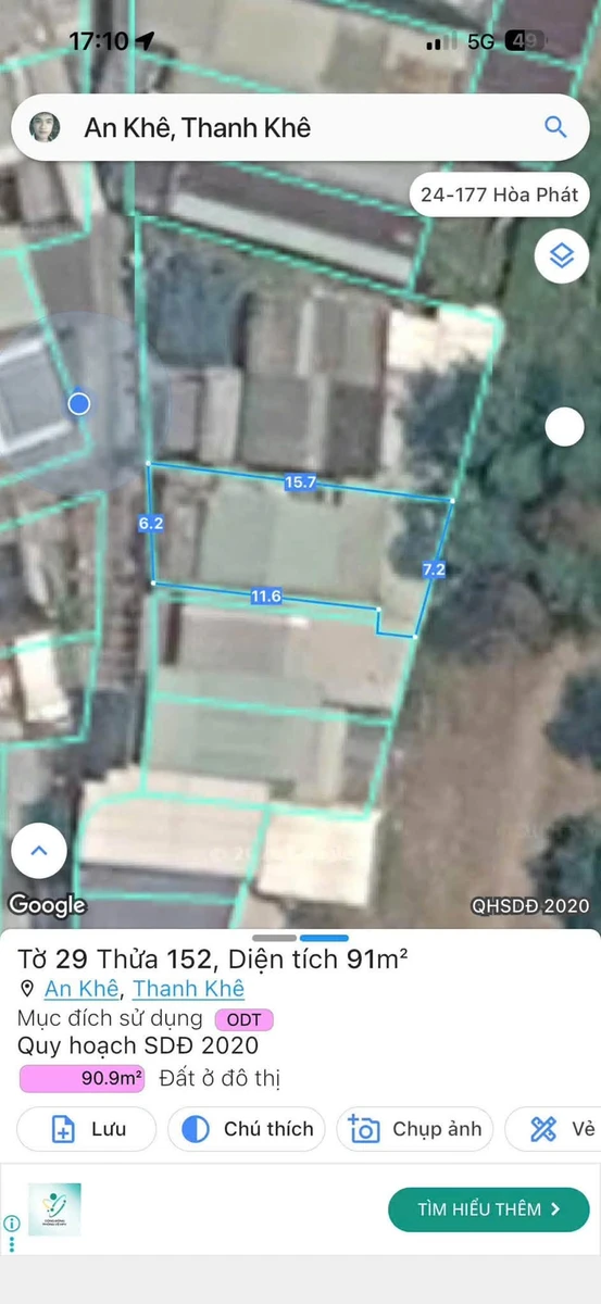 Bán nhà cấp 4 kiệt 411 Nguyễn Phước Nguyên, 59m2, 2PN, giá 2,67 tỷ, Thanh Khê Đà Nẵng - Ảnh thu nhỏ 5