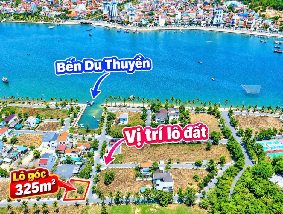 Bán lô góc 325m2 KĐT Nhật Lệ Riverside - Mỹ Cảnh - Bảo Ninh - Đồng Hới - Quảng Bình (2x triệu/m2) - Ảnh 1