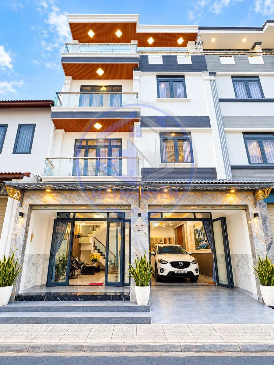 Bán nhà 4 tầng hẻm xe hơi Huỳnh Tấn Phát Nhà Bè, 80m2, 8.6 tỷ - Ảnh 1
