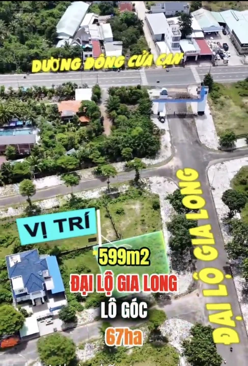 Bán lô góc 599m2 đẹp trục Đại lộ Gia Long KĐT 67ha Bắc Dương Đông giá đầu tư - Ảnh thu nhỏ 3