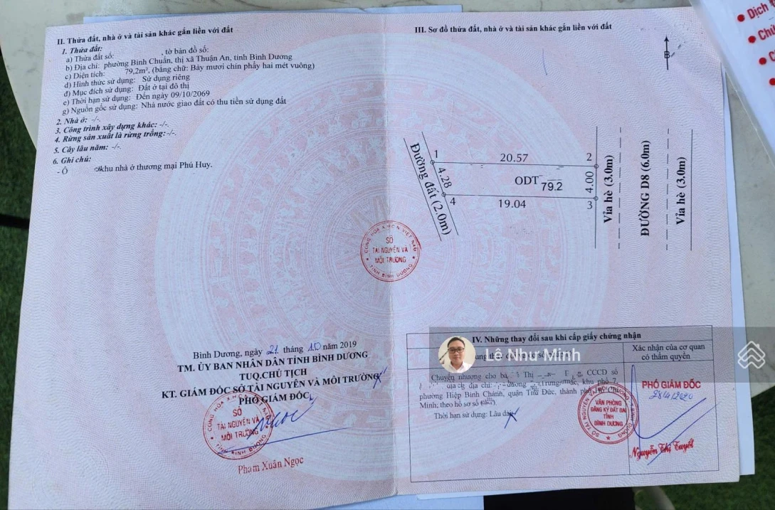 2,9tỷ - Bán đất đẹp không vướng cống, tụ điện. KDC gần chợ Phú Phú Phong, P. Bình Chuẩn TP Thuận An - Ảnh thu nhỏ 3