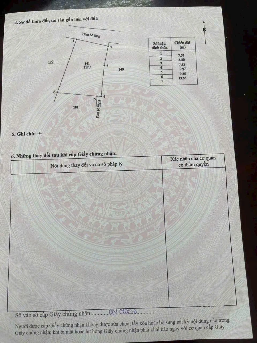 Bán lô thổ cư có nhà cấp 4 Lương Văn Năm 112.8m2 - Ảnh 1