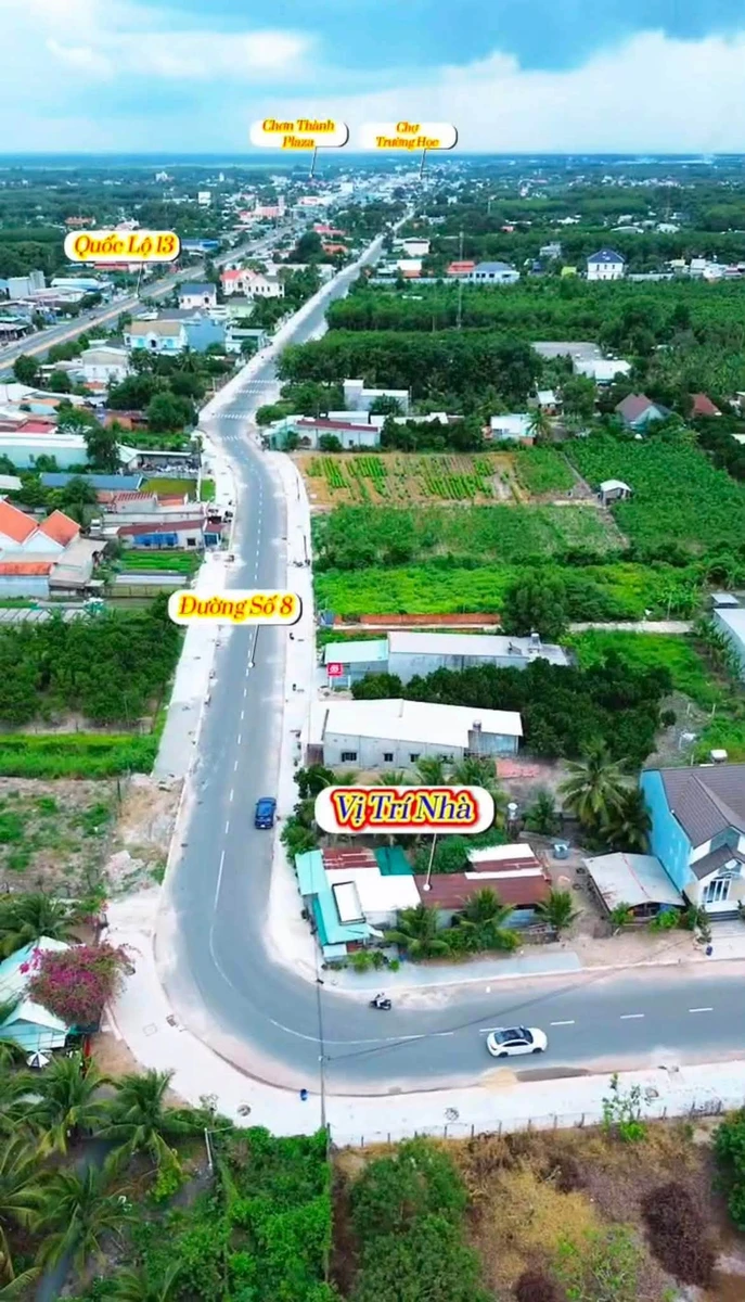 Bán lô góc 780m2 mặt tiền Phạm Hồng Thái, Chơn Thành 8,5 tỷ - Ảnh thu nhỏ 2