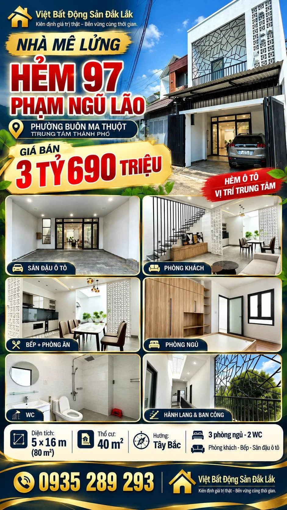 Bán nhà mê lửng hẻm Phạm Ngũ Lão, 3PN, 82.5m², 3 tỷ 690 - Ảnh 1