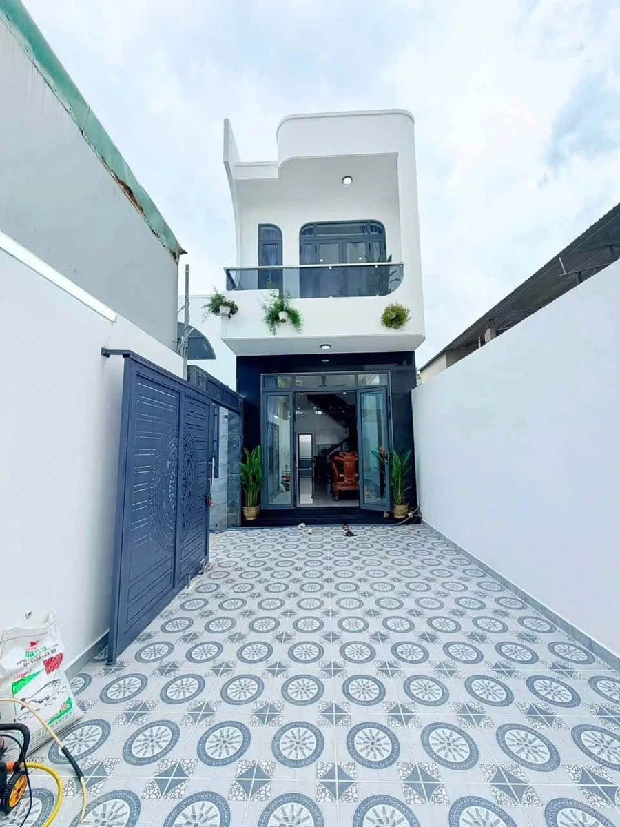 Bán nhà mới xây full nội thất 1 trệt 1 lầu 92m² Hiệp Thành 17, Quận 12 giá 4,95 tỷ - Ảnh 1