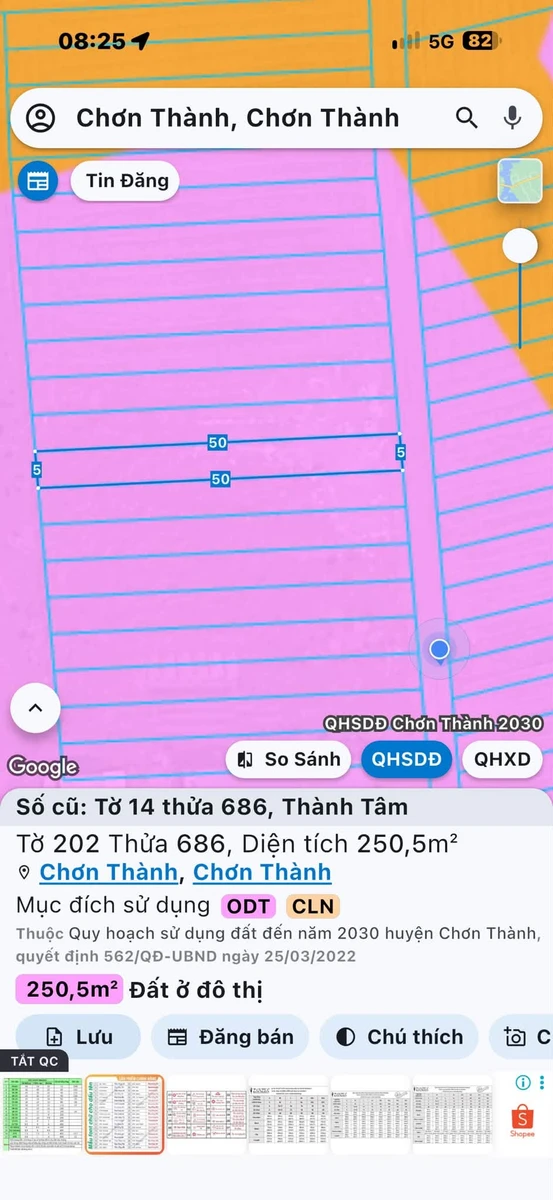 Bán đất 5000m² gần KCN Chơn Thành, giá trên 500 triệu - Ảnh thu nhỏ 3