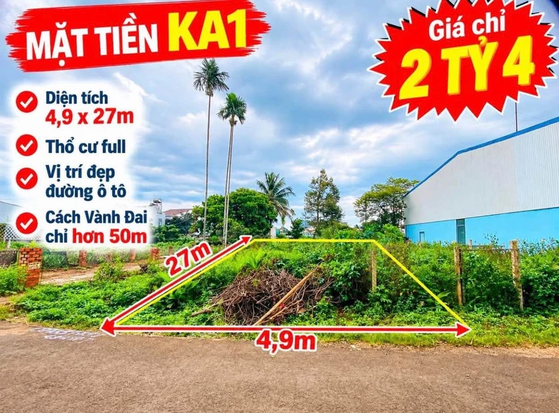 Bán đất thổ cư 105m2 sổ riêng Phú Sơn 4 Đồng Nai 1 tỷ 50 duynn