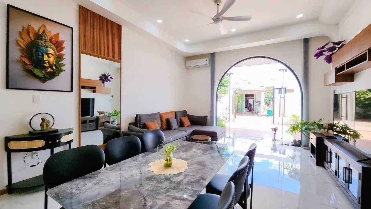 Nhà bán 3 phòng ngủ, 150m², hiện đại, nội thất đầy đủ, Bình Mỹ, 3.6 tỷ - Ảnh 1
