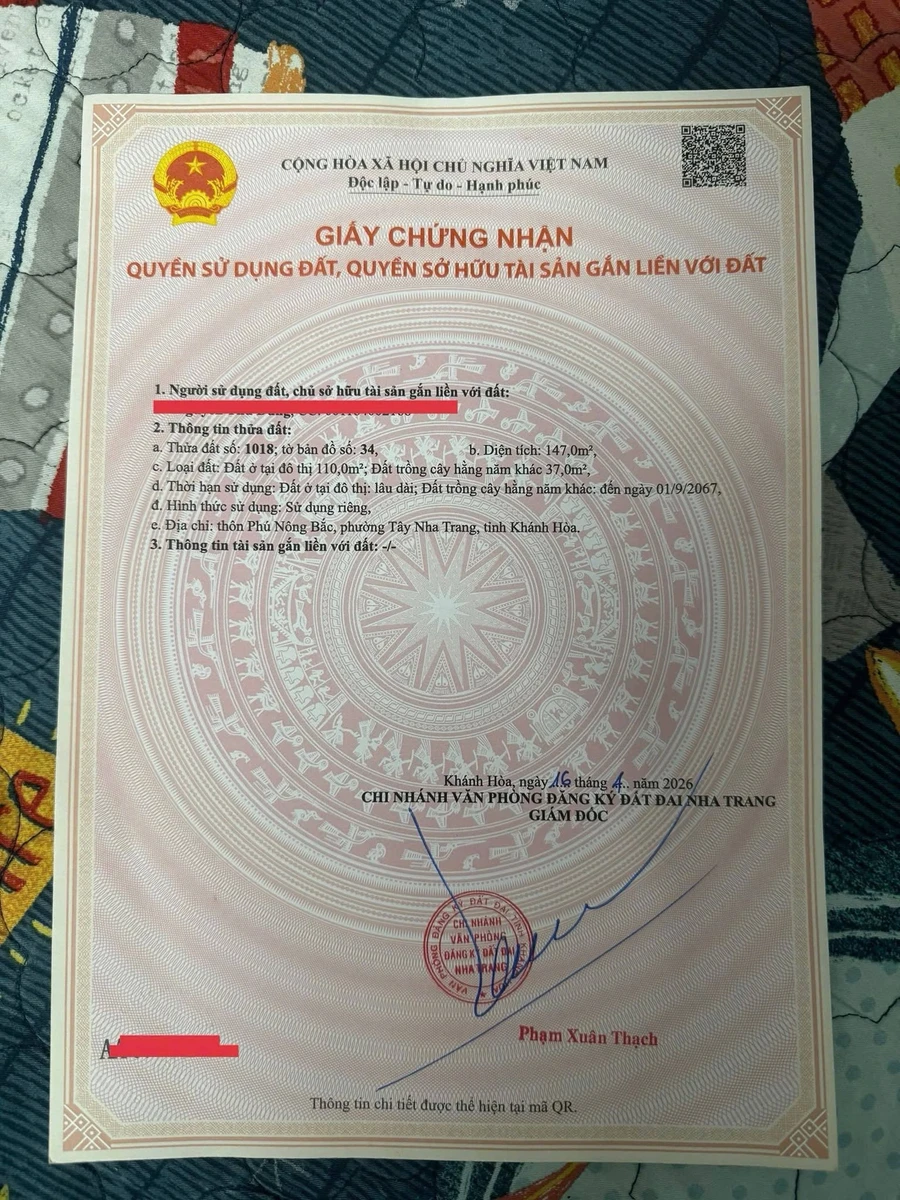 Bán đất Phú Nông 147m² giá 3,5 tỷ Nha Trang - Ảnh thu nhỏ 3