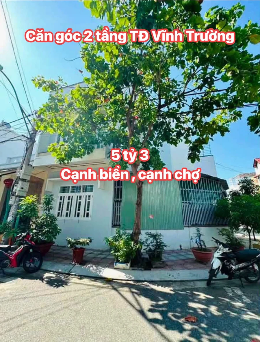 Bán nhà góc 2 tầng 64.6m² Tái định cư Vĩnh Trường, Nha Trang - Ảnh 1