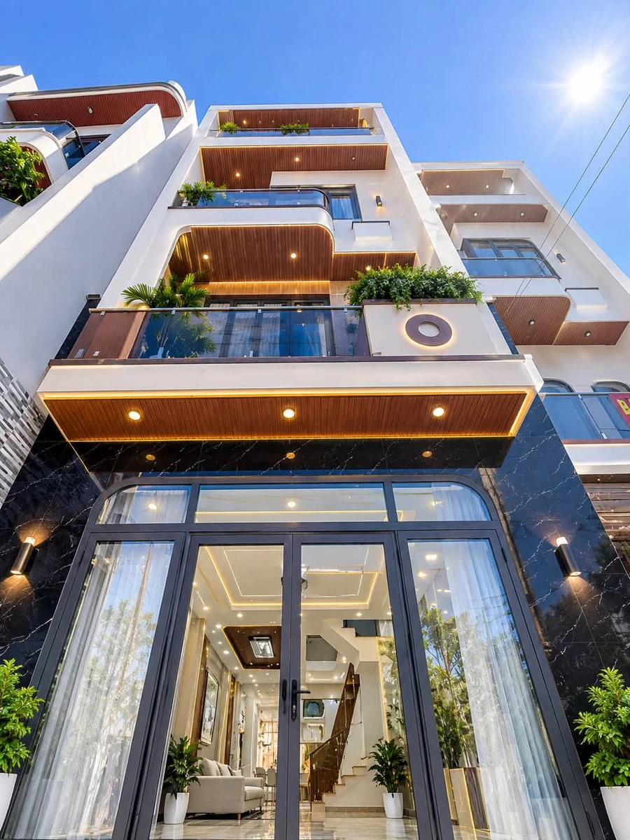 Bán nhà 1 trệt 2 lầu 4PN 67m² Hóc Môn 5,5 tỷ - Ảnh 1