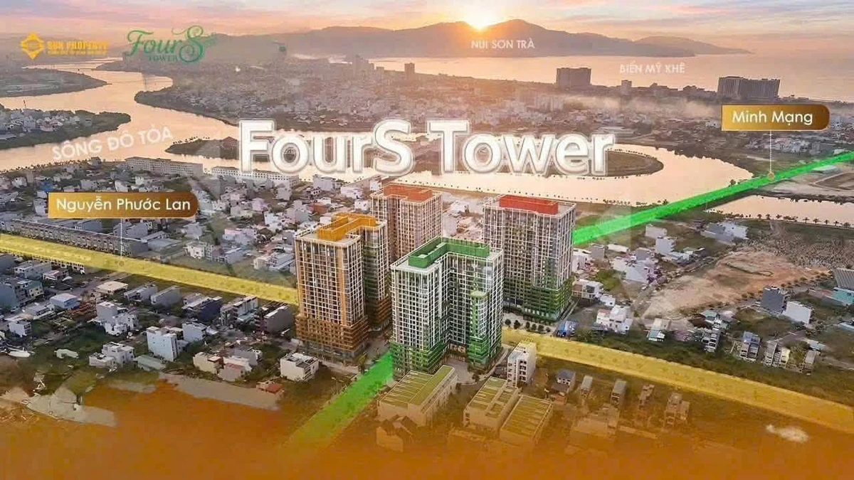 Bán căn hộ 2PN 53m² F2 Fours Tower gần bãi tắm Sơn Thủy, Đà Nẵng - Ảnh thu nhỏ 3