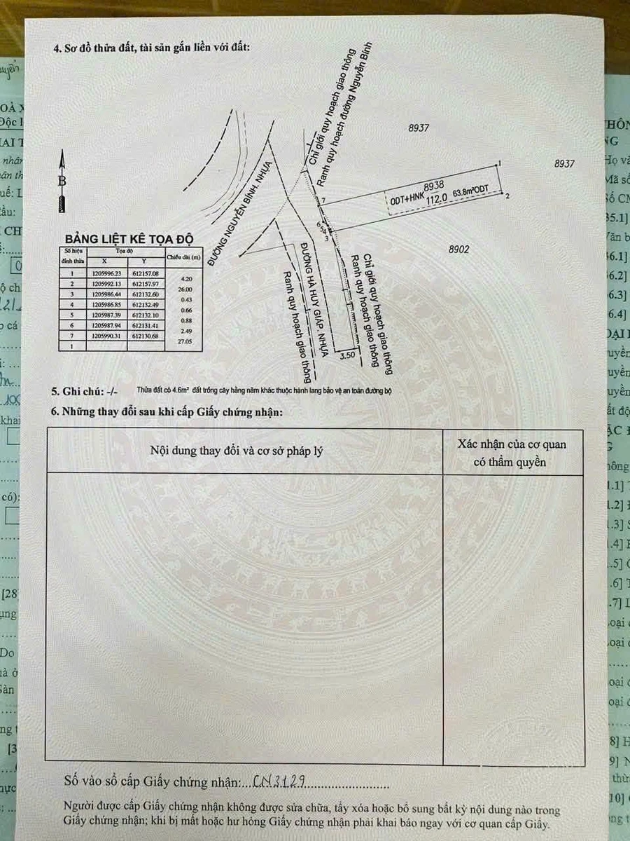 Bán đất mặt tiền Hà Huy Giáp 112m² Đông Hòa, giá 4,95 tỷ - Ảnh thu nhỏ 3