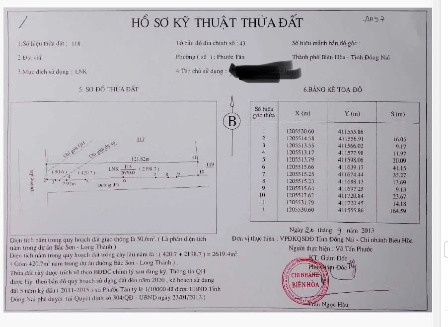 Bán đất 2.670 m² mặt tiền Phước Tân, Biên Hoà, 2,7 tỷ - Ảnh thu nhỏ 2