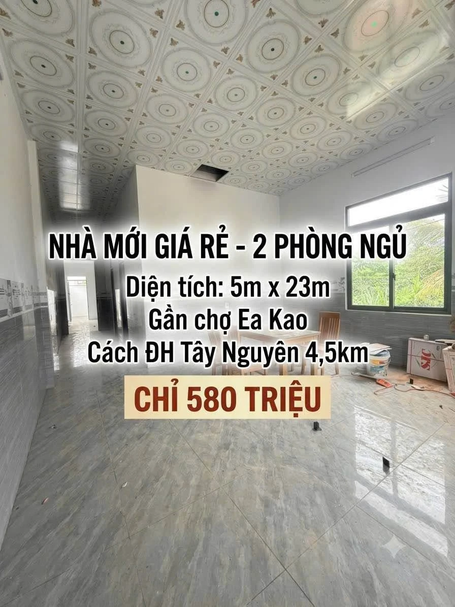 Nhà bán 2 phòng ngủ 115m² giá 580 triệu - Ảnh 1