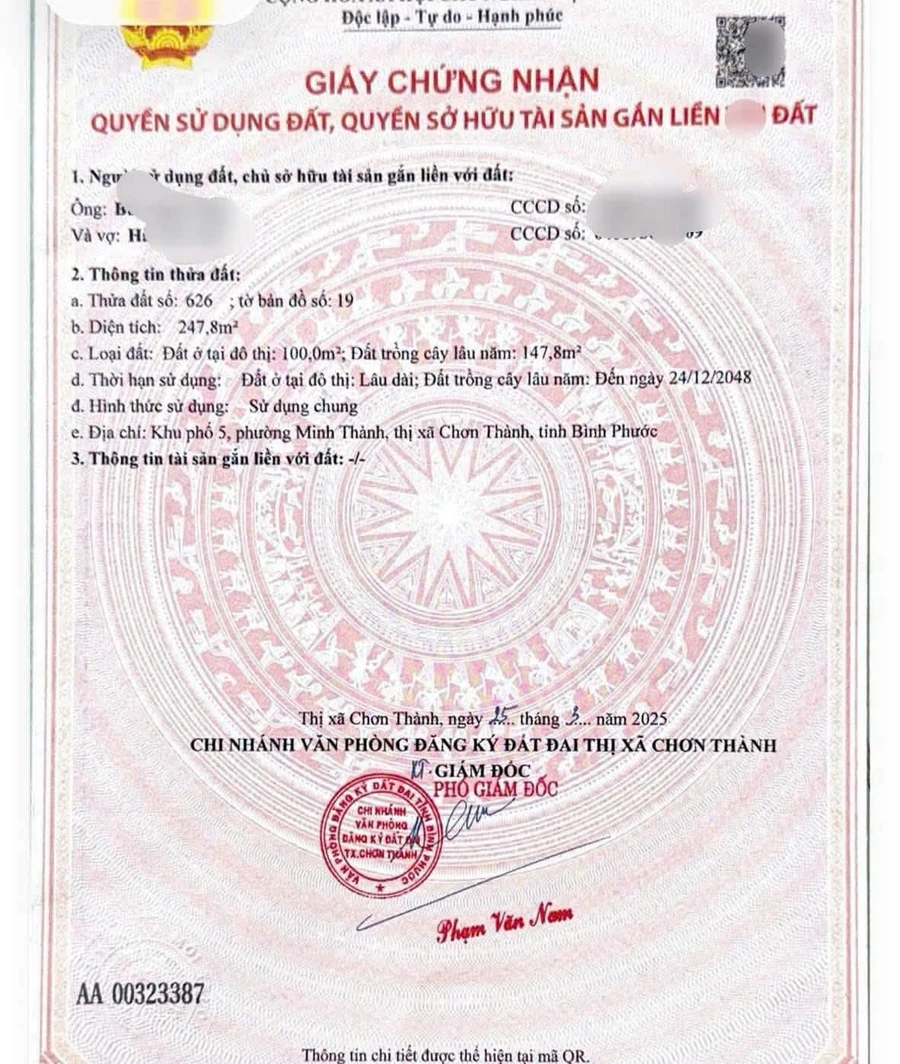 Bán đất nền 240m2 gần KCN Becamex, giá 595 triệu - Ảnh thu nhỏ 5