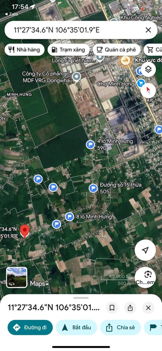 Bán đất 252m² Minh Hưng 580 triệu - Ảnh thu nhỏ 3