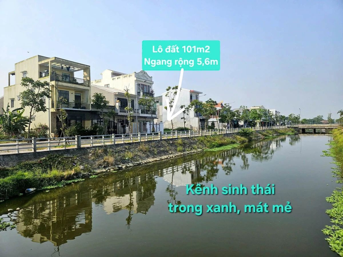 Bán đất KQH Hương Sơ 100,8m² view kênh 1 tỷ 800 triệu - Ảnh thu nhỏ 4